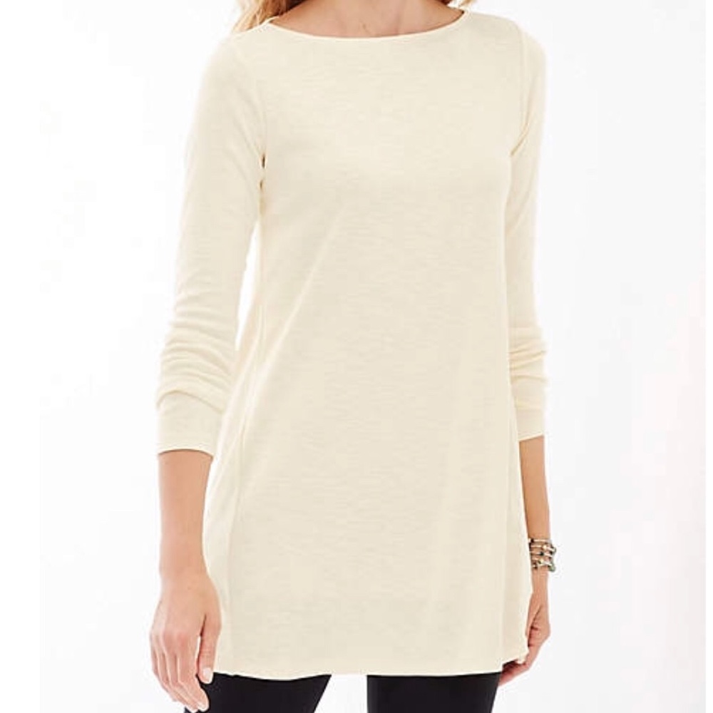 J.Jill Pima boat neck tunic